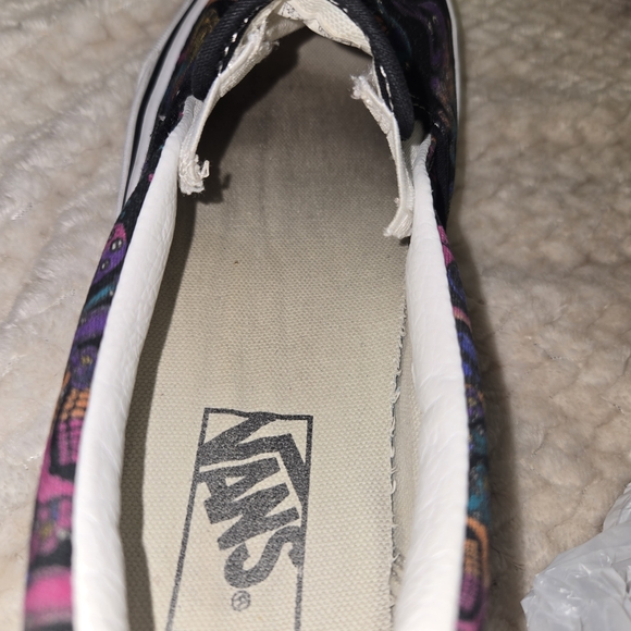 VANS Classic Slip-on Trippy Drip Black Multi Shoes Unisex M 7.5 W 9 - Picture 12 of 14